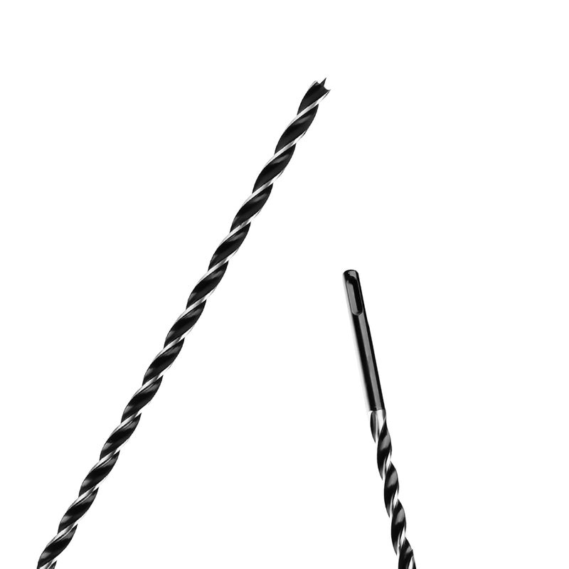 WOBLLMX 3/8" x 32" Auger Drill Bit with SDS Plus Shank for Wood,Tri Flute Ship Auger Long Drill Bit for Soft and Hard Wood,Tree Stump,Plastic,Drywall and Composite Materials - Image 1
